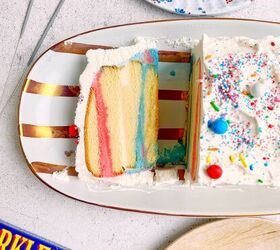 She buys a store-bought frozen pound cake and turns it into an unforgettable dessert