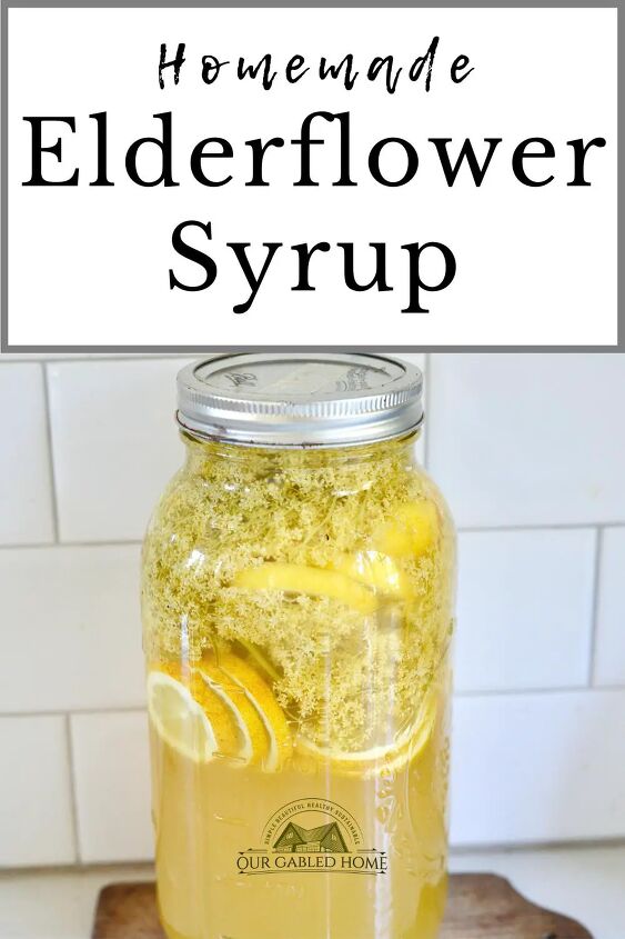 simple homemade elderflower syrup recipe, How to Make A Simple Elderflower Syrup