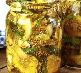 easy to make cast iron skillet burgers, Refrigerator bread and butter pickles in jars
