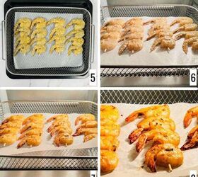tandoori shrimp recipe tandoori prawns, Thread into skewers and air fry