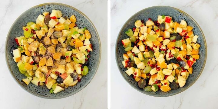 fruit chaat recipe indian fruit salad, Mix and serve