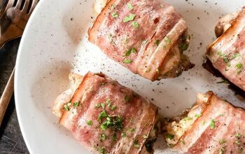 Bacon Wrapped Chicken Thighs in the Oven - So Easy!