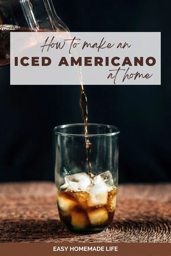 how to make a starbucks iced americano recipe at home, iced cafe americano recipe
