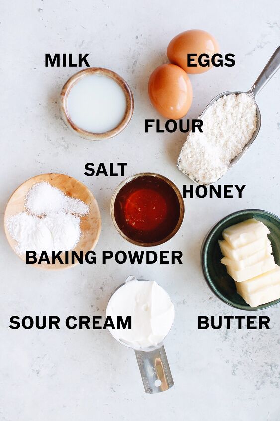 honey scones, ingredients for honey scones