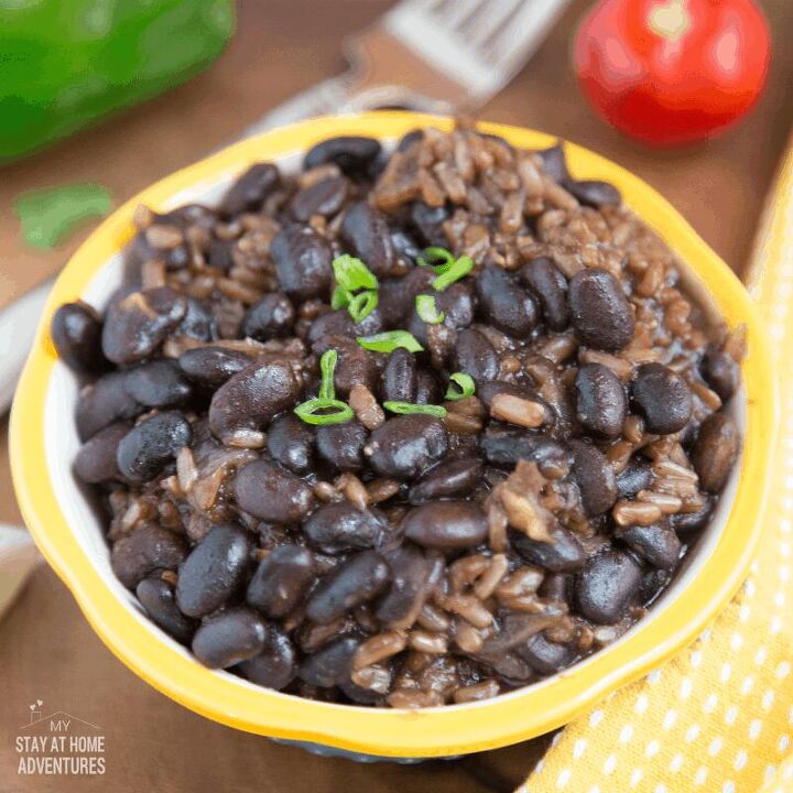 instant pot black beans and brown rice, Black bean and brown rice