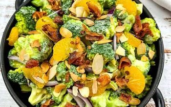 Broccoli Salad With Bacon, Almonds, and Orange