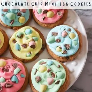 cookie dough milkshake, Chocolate Chip Mini Egg Cookies