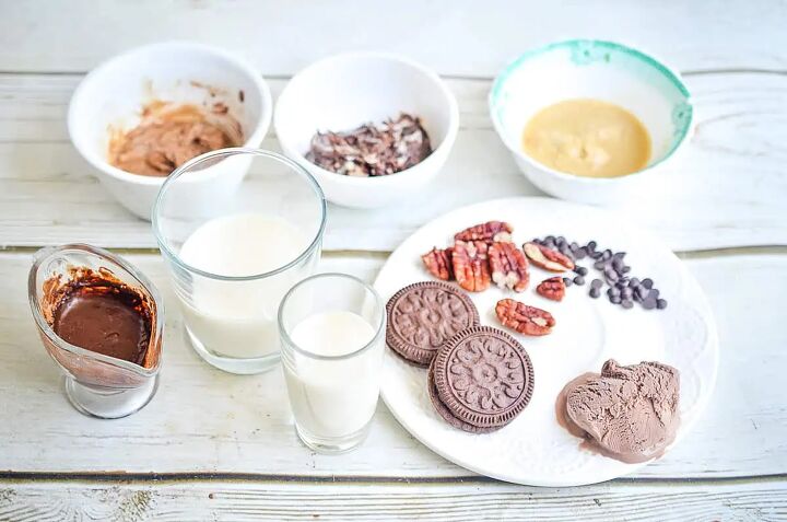 cookie dough milkshake, Ingredients