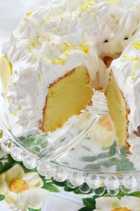 lemon chiffon cake recipe, Frosted Lemon Chiffon Cake1