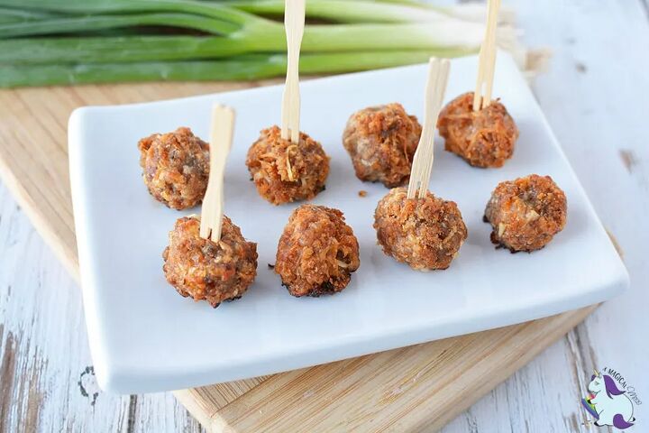 sausage bites appetizer recipe for the best party food, Sausage Bites with serving sticks