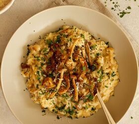 <b>Our dinner suggestion:</b> Mushroom & garlic risotto