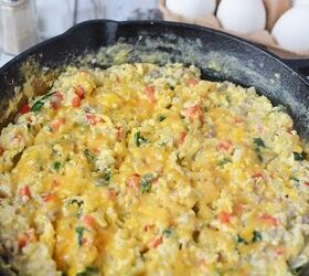 tasty and filling breakfast scramble recipe, Eggs Breakfast Scramble Recipe