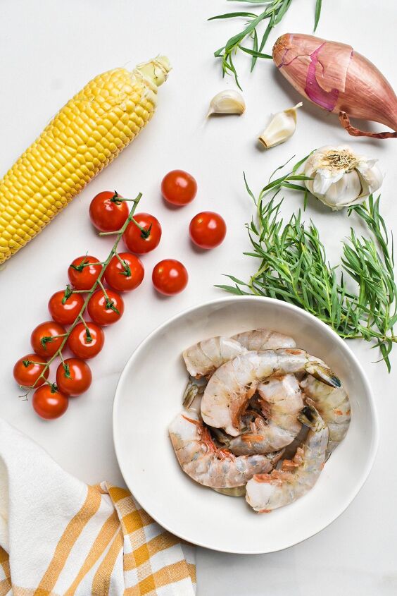 summer shrimp corn and tomato skillet, Shrimp Skillet Ingredients