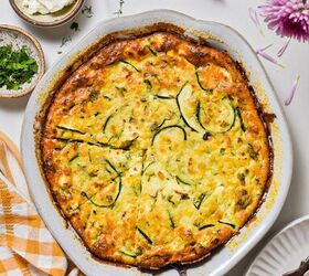 zucchini corn and feta crustless quiche, Zucchini Corn and Feta Crustless Quiche