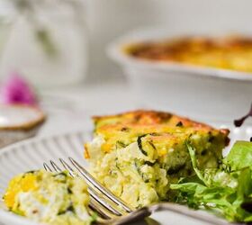 Zucchini Corn and Feta Crustless Quiche | Foodtalk