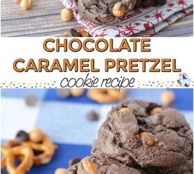delicious chocolate caramel pretzel cookies recipe, Chocolate Caramel Pretzel Cookies Recipe