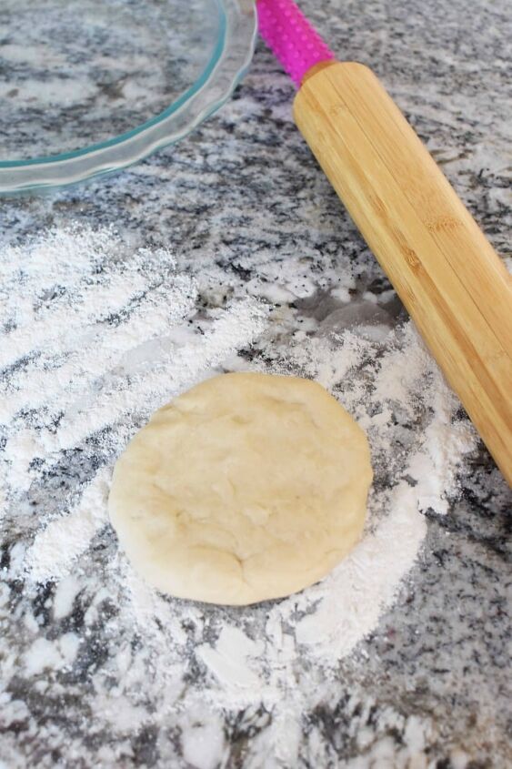 custard pie recipe with an easy crust, Pie Crust dough disc