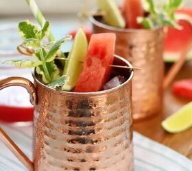 refreshing watermelon mule cocktail