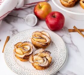 easy puff pastry apple roses recipe, puff pastry apple roses