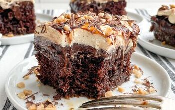 Chocolate Caramel Poke Cake