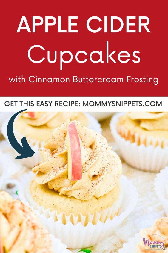 how to make apple cider cupcakes with cinnamon buttercream frosting, How to Make Apple Cider Cupcakes with Cinnamon Buttercream Frosting