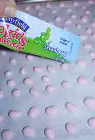 healthy kids snack frozen yogurt dots