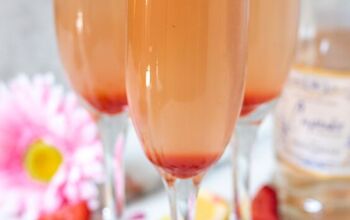 Sparkling Strawberry Rose Cocktail