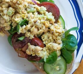 easy quick and delicious vegan tuna mayo salad tastes better than, Easy Vegan Chickpea Tuna Mayo