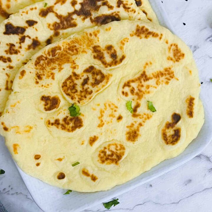 homemade naan recipe easy no knead recipe video, perfectly cooked naan bread