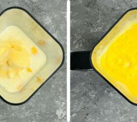 mango mastani recipe indian mango milkshake, blend ingredients