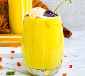 mango mastani recipe indian mango milkshake, Creamy and delicious mango mastani