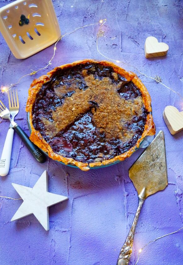 blackberry crumble pie, blackberry blueberry crumb pie