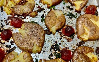 The Crispiest Air Fryer Smashed Potatoes