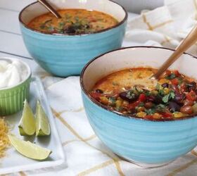 <b>Our dinner suggestion:</b> Creamy Mexican bean soup with corn