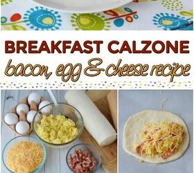 Breakfast Bacon and Cheese Calzone Recipe