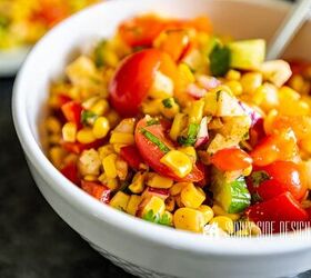 Easy Corn Salad Recipe With a Lime Vinaigrette