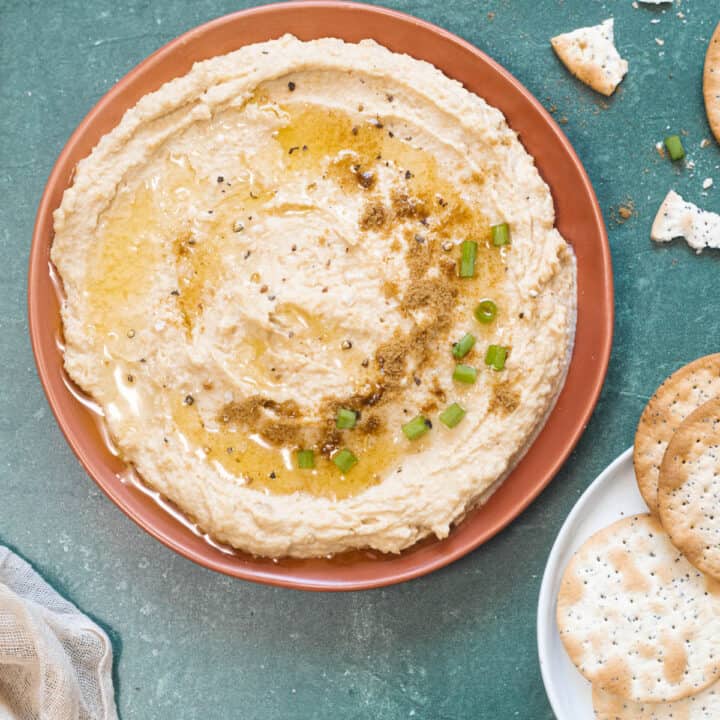 5 minute everything but the bagel dip dairy free