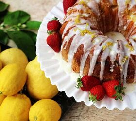 how to make lemon sugar to flavor desserts and drinks, Lemon bundt cake