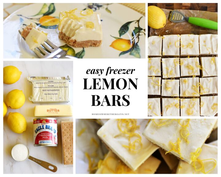freezer lemon dessert bars