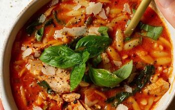 Rosa Mariana Soup (Italian Orzo Soup With Chicken and Tomato)