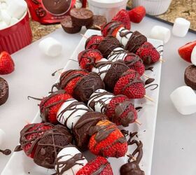 How to Make Charming and Cheerful Chocolate Strawberry Dessert Kabobs