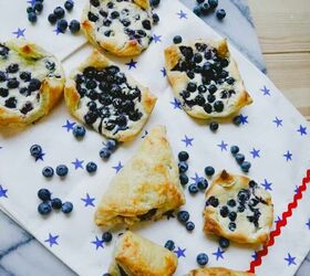 Easy Blueberry Puff Pastry Turnovers