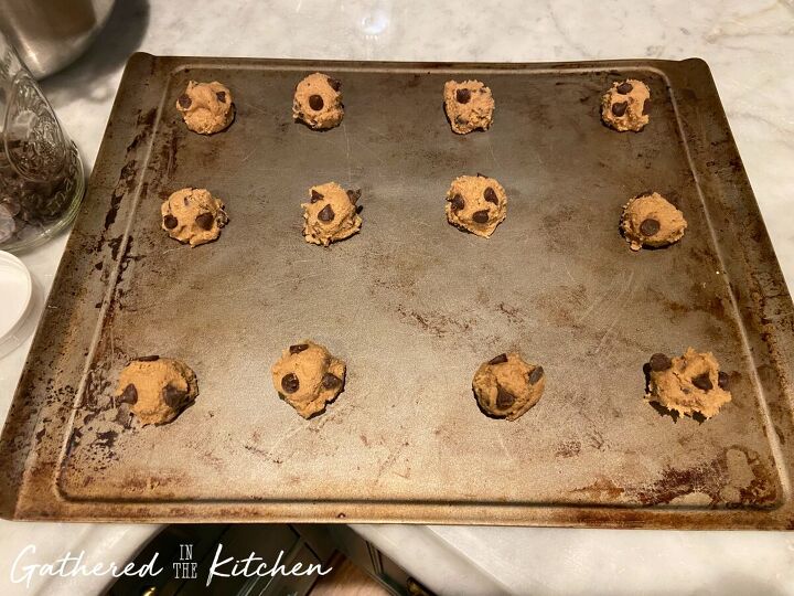 mocha hot chocolate chip cookies recipe, Step 8 Form 1 dough balls and round with your hands Place on a baking sheet 2 apart Bake for 20 22 minutes at 300 F