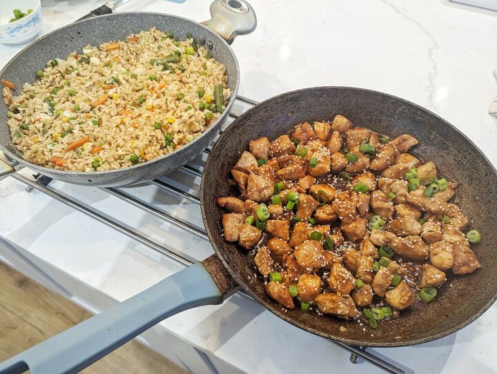 Clean Eating Honey Sesame Chicken and Fried Rice | Foodtalk