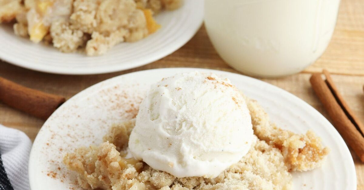 Cake Mix Peach Cobbler