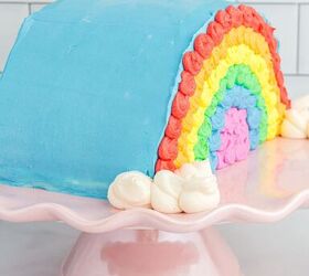 Blue Rainbow Cake A pretty blue... - Brain Damaged Bakery | Facebook