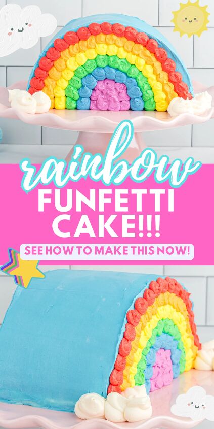 how to make a funfetti rainbow cake perfect for every celebration