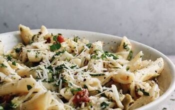 Pasta Salad With Sun-dried Tomatoes, Green Olives & Provolone
