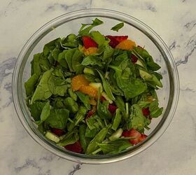 strawberry spinach salad