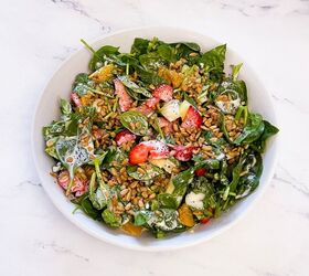 strawberry spinach salad, Strawberry spinach salad